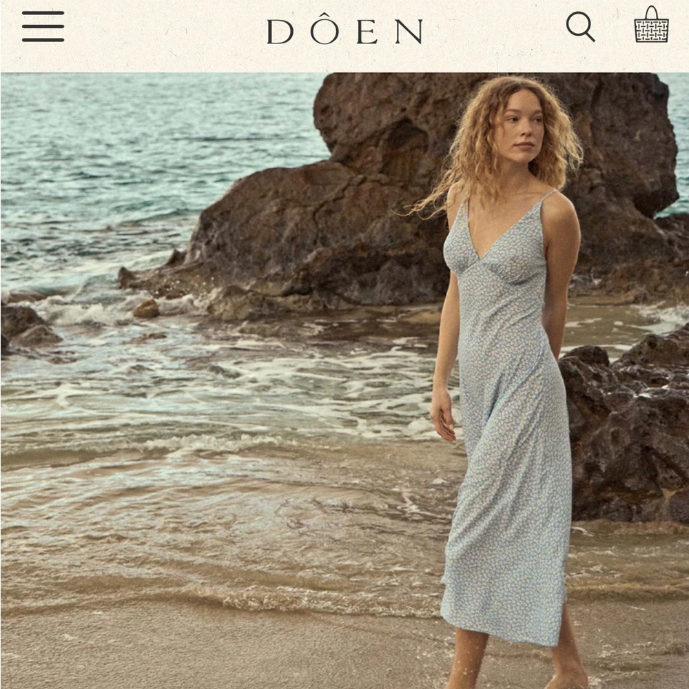 Dôen Sonia Dress in Light Blue